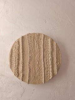 tex 22 de asterisque. Aplique de pared de gres orgánico hecho a mano, España, Nuevo