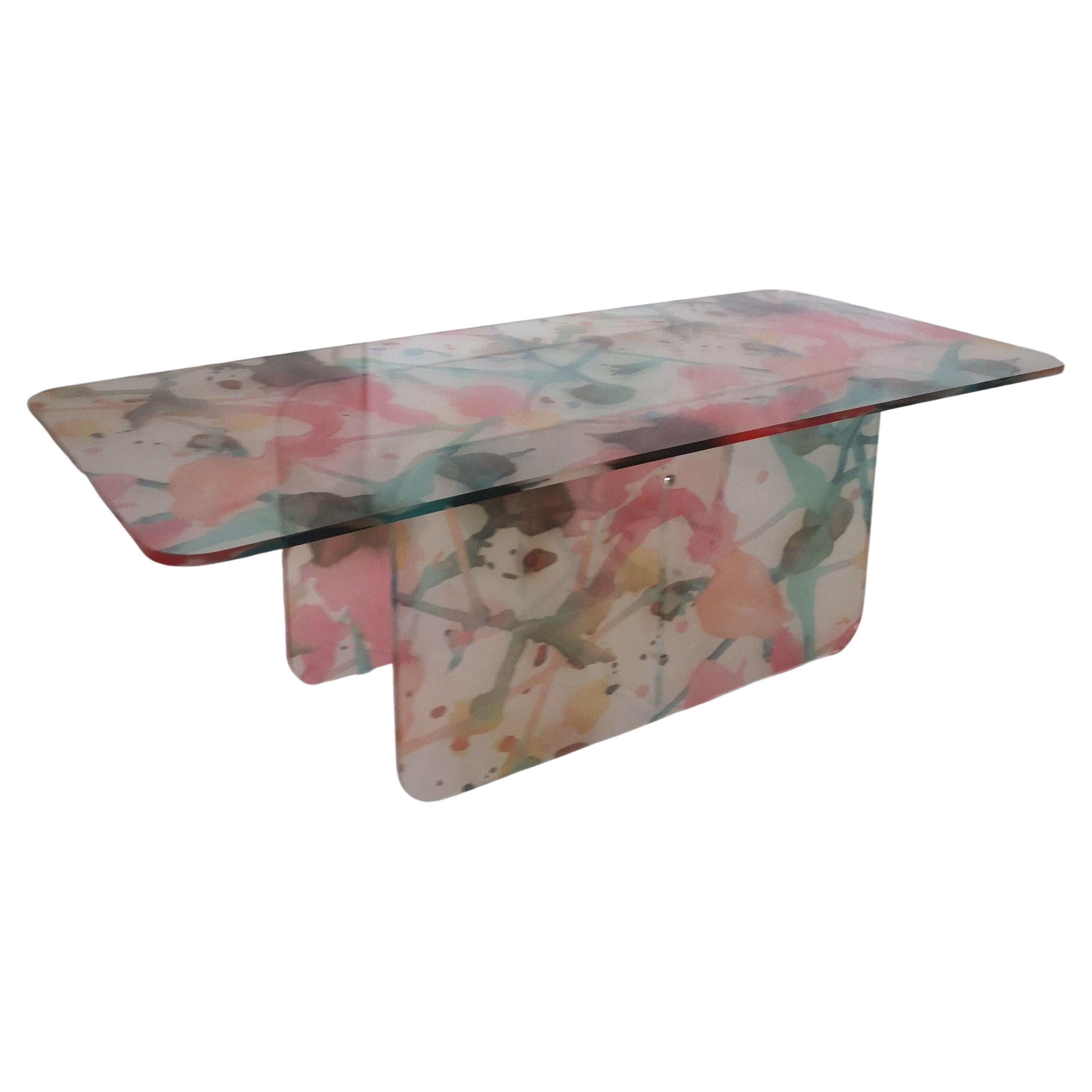 Tex Coffee Table Made in Acrylic  Design Roberto Giacomucci in 2023 For Sale