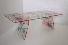 Tex Coffee Table Made in Acrylic Red Design Roberto Giacomucci in 2023