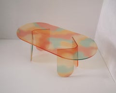 Tex Coffee Table Made in Acrylic Red Design Roberto Giacomucci in 2023