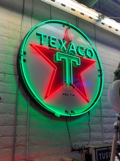 Texaco Motor Oil Animated Neon Sign, 1946
