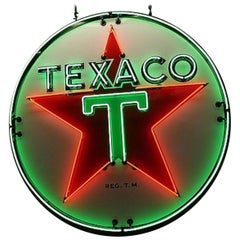 Texaco Motor Oil Animated Neon Sign, 1946