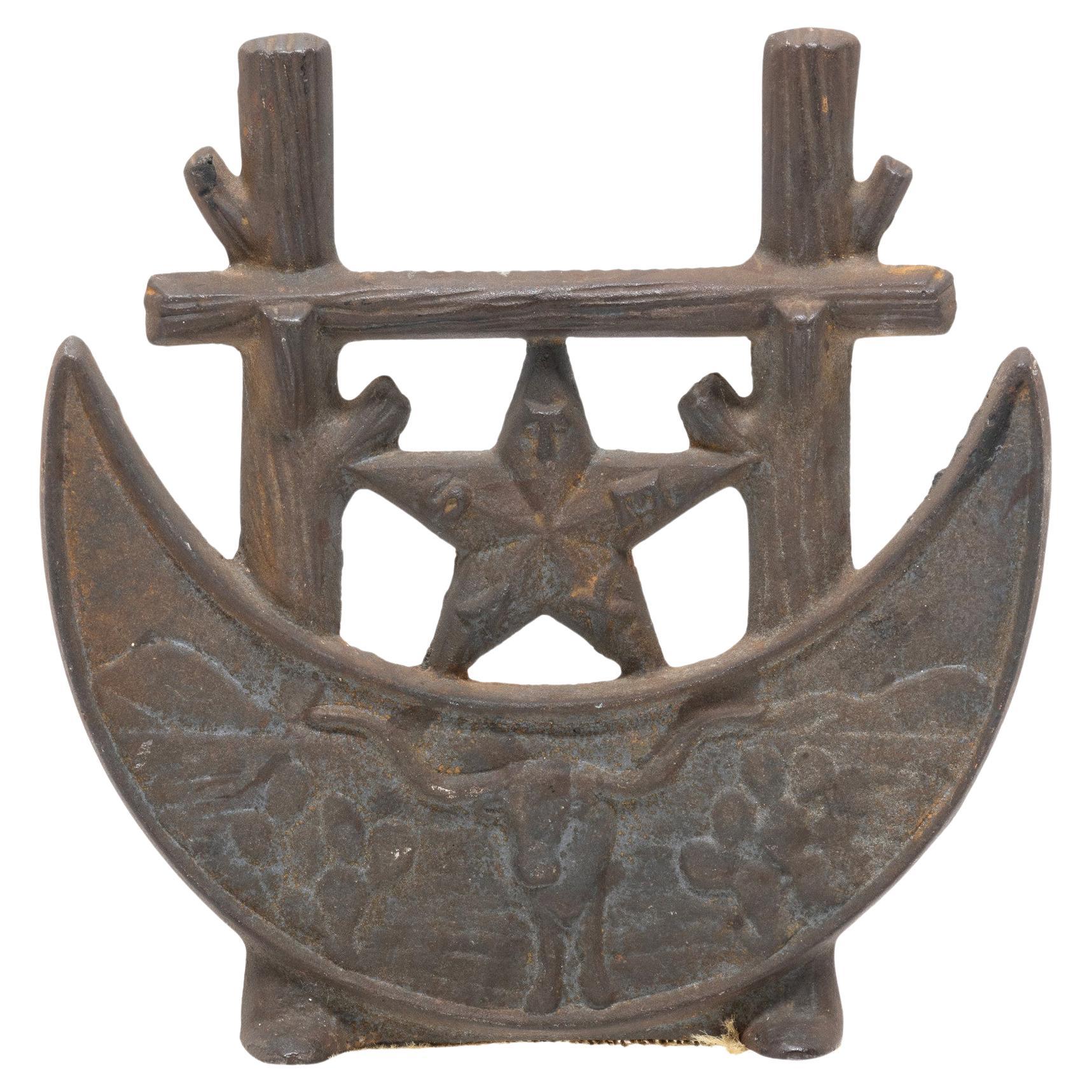 Raschietto per stivali in ferro del centenario del Texas in vendita