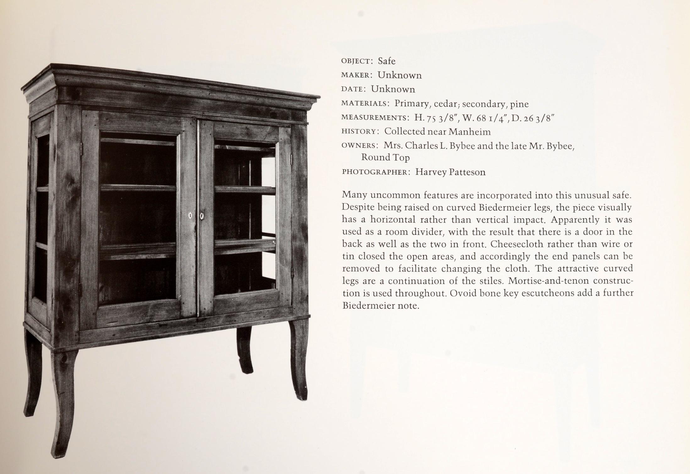 Texas Furniture: The Cabinetmakers & Their Work, 1840-1880, First Edition For Sale 5
