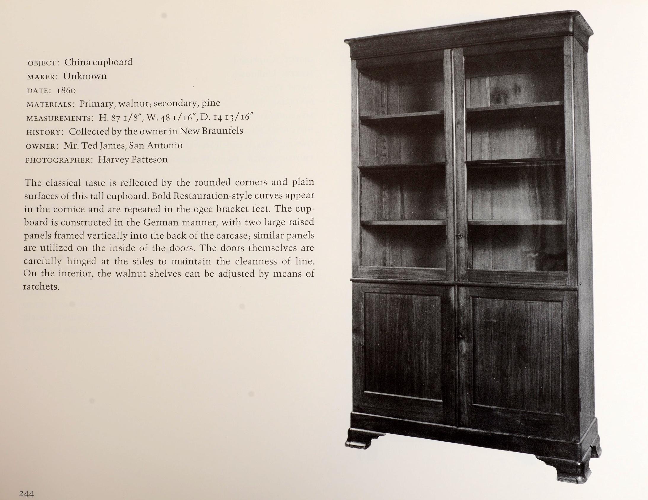 Le mobilier texan : Les ébénistes et leur travail, 1840-1880, première édition en vente 8