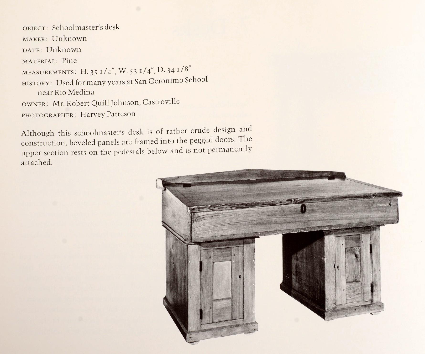 Late 20th Century Texas Furniture: The Cabinetmakers & Their Work, 1840-1880, First Edition For Sale