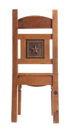 Texas Hold 'em Table with Copper Embossed Lone Star Chairs