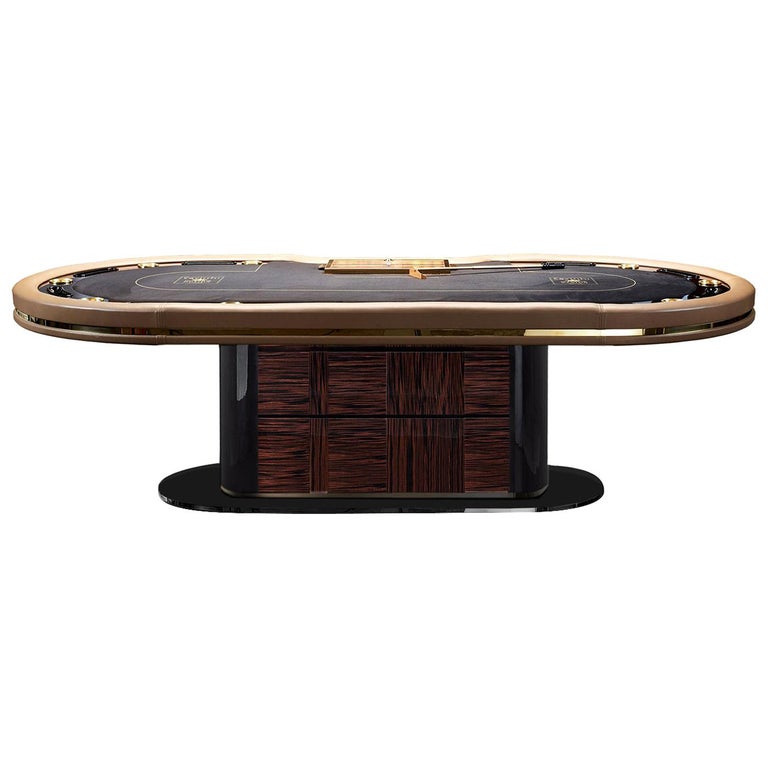 Texas Hold''em Moon Poker Table For Sale at 1stDibs