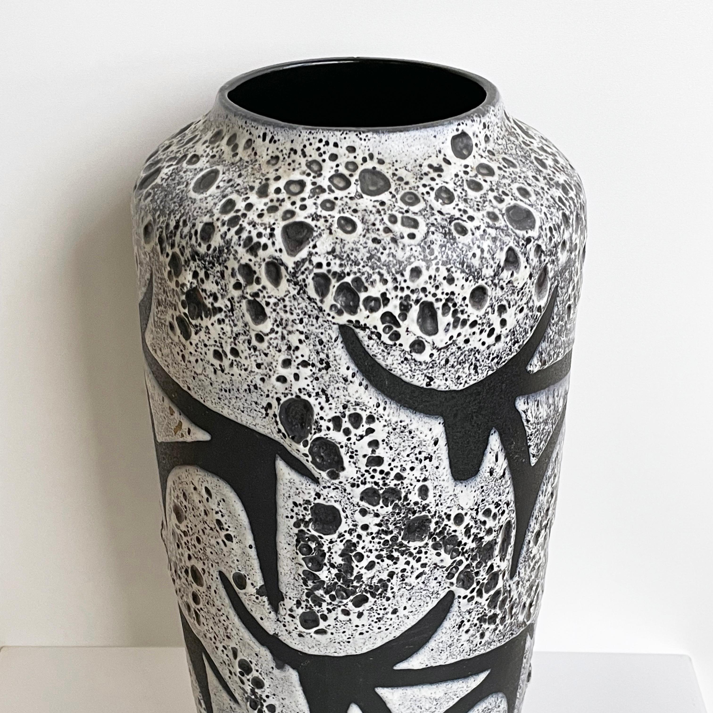 Mid-Century Modern Texas Longhorn Vase by Scheurich Keramik, West Germany ca. 1970 For Sale