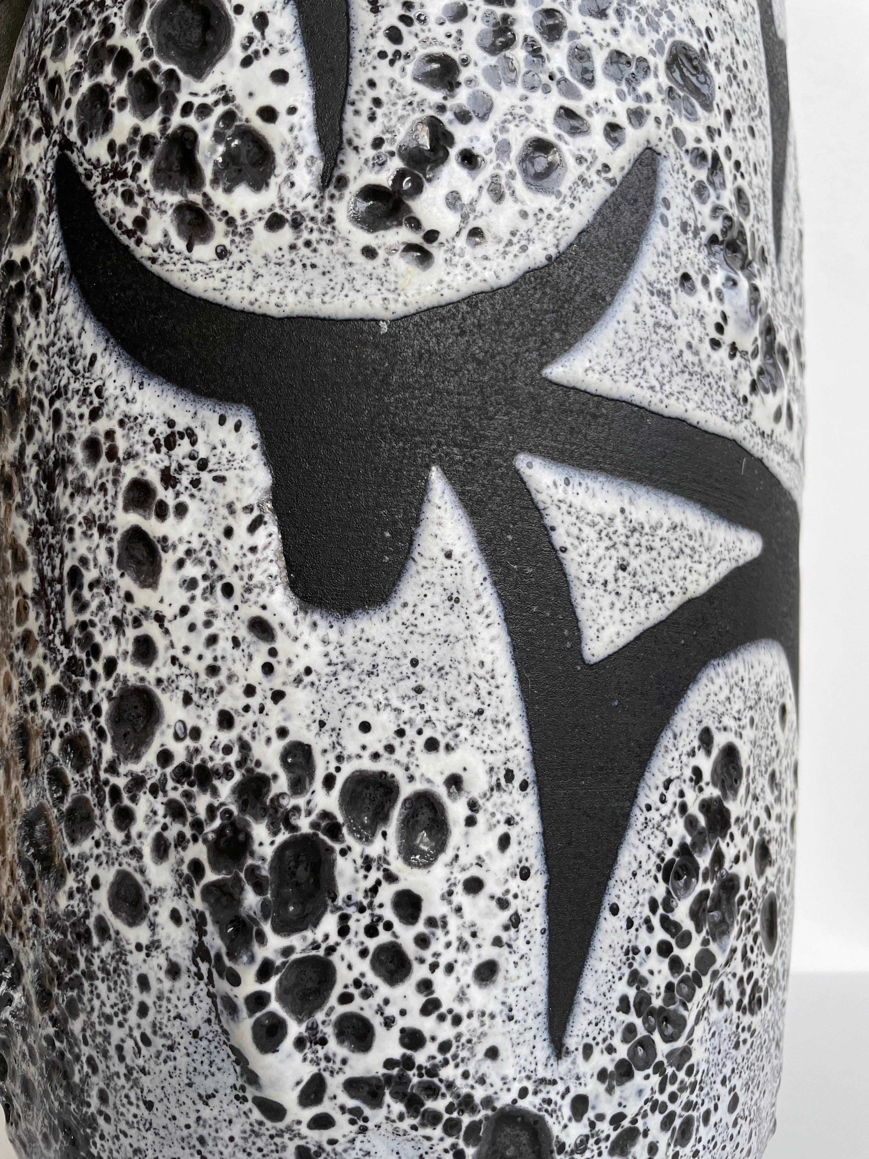 Céramique Vase Longhorn de Scheurich Keramik, Allemagne de l'Ouest, vers 1970 en vente