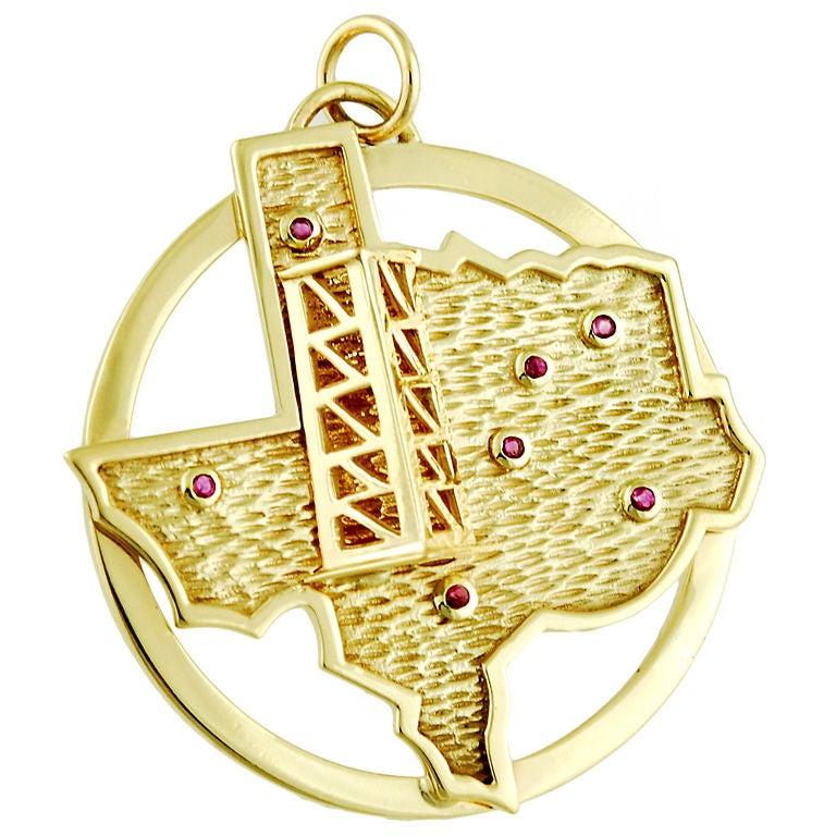 Women's Texas Oil Well Pendant/ Charm