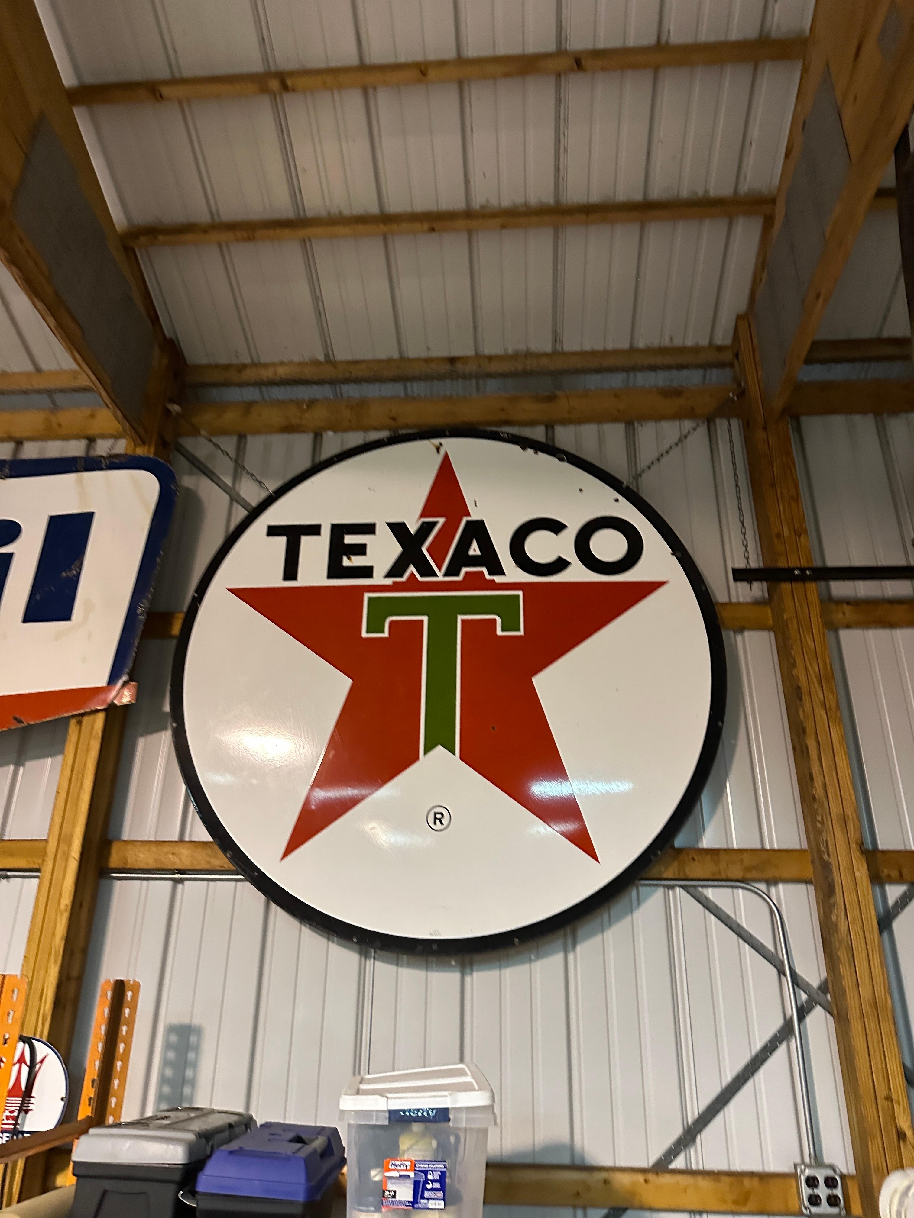 Émaillé Enseigne émaillée Texico en vente