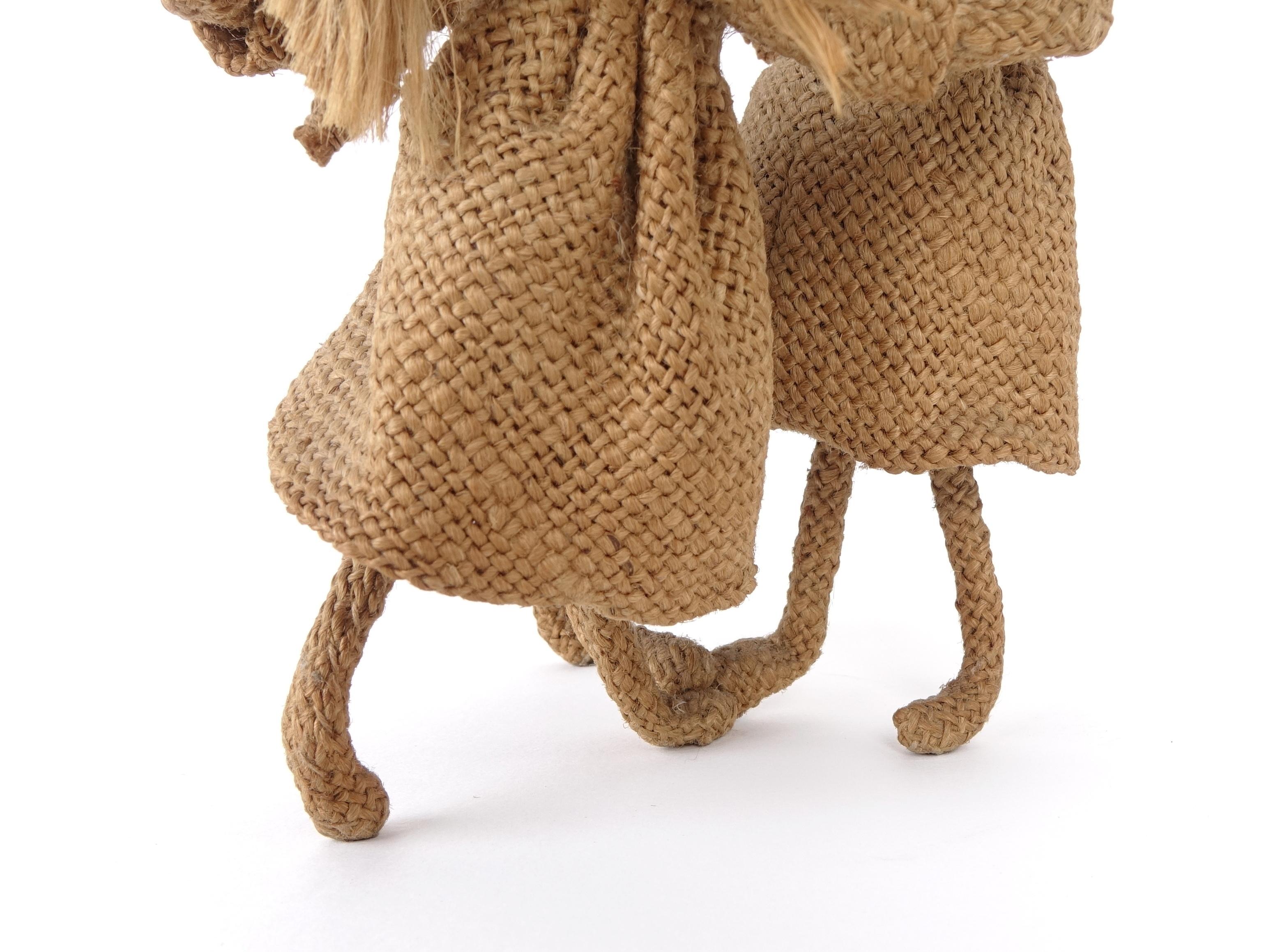 Textile Art Sculpture by Maria Lai, Round Dance with Three Female Figures, Sardi 9