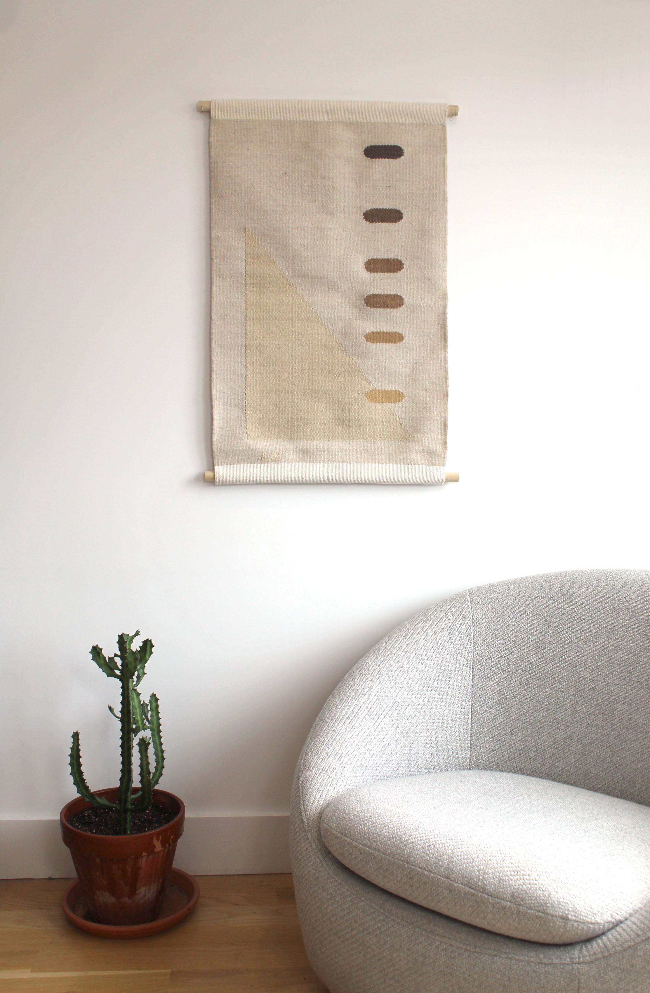 Póster textil, Tapiz contemporáneo tejido a mano por Andrew Boos Estadounidense en venta