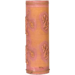 Textile Print Roll in Ceramic from Early 20th Century France