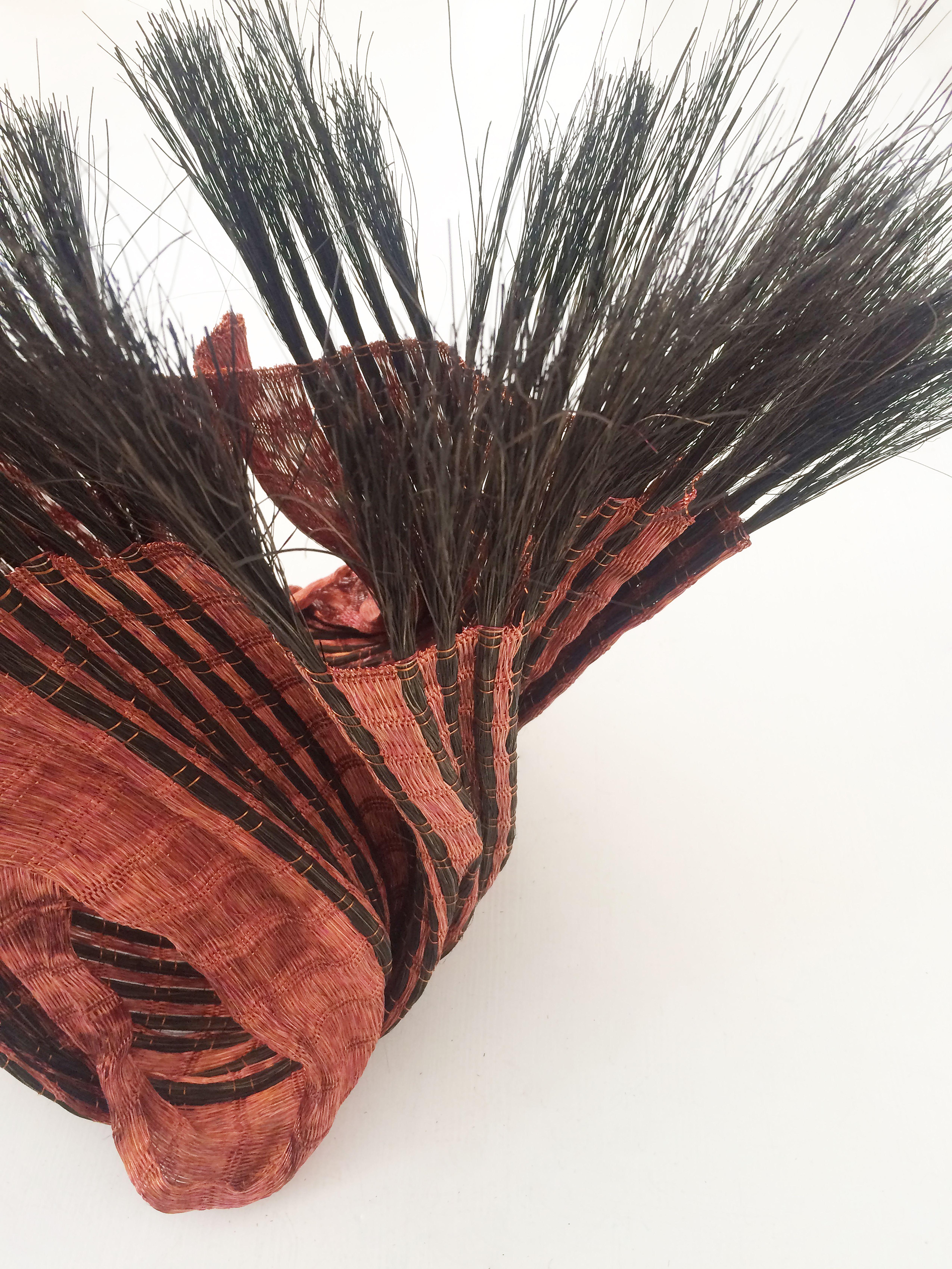 Textile Sculpture by Annemette Beck Lacquered Copper Danish Contemporary For Sale 7