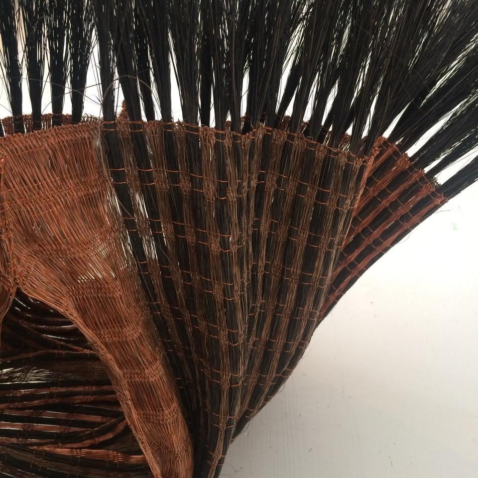 XXIe siècle et contemporain Sculpture textile danoise contemporaine en cuivre laqué d'Annemette Beck en vente