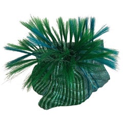 Textile Sculpture by Annemette Beck Lacquered Copper Danish Contemporary