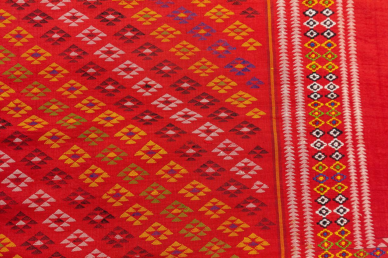 19th Century Uzbekistan Textile Red Color For Sale