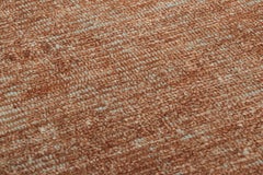 Textural Custom Rug Sample, Rust and Peach Pink Tones