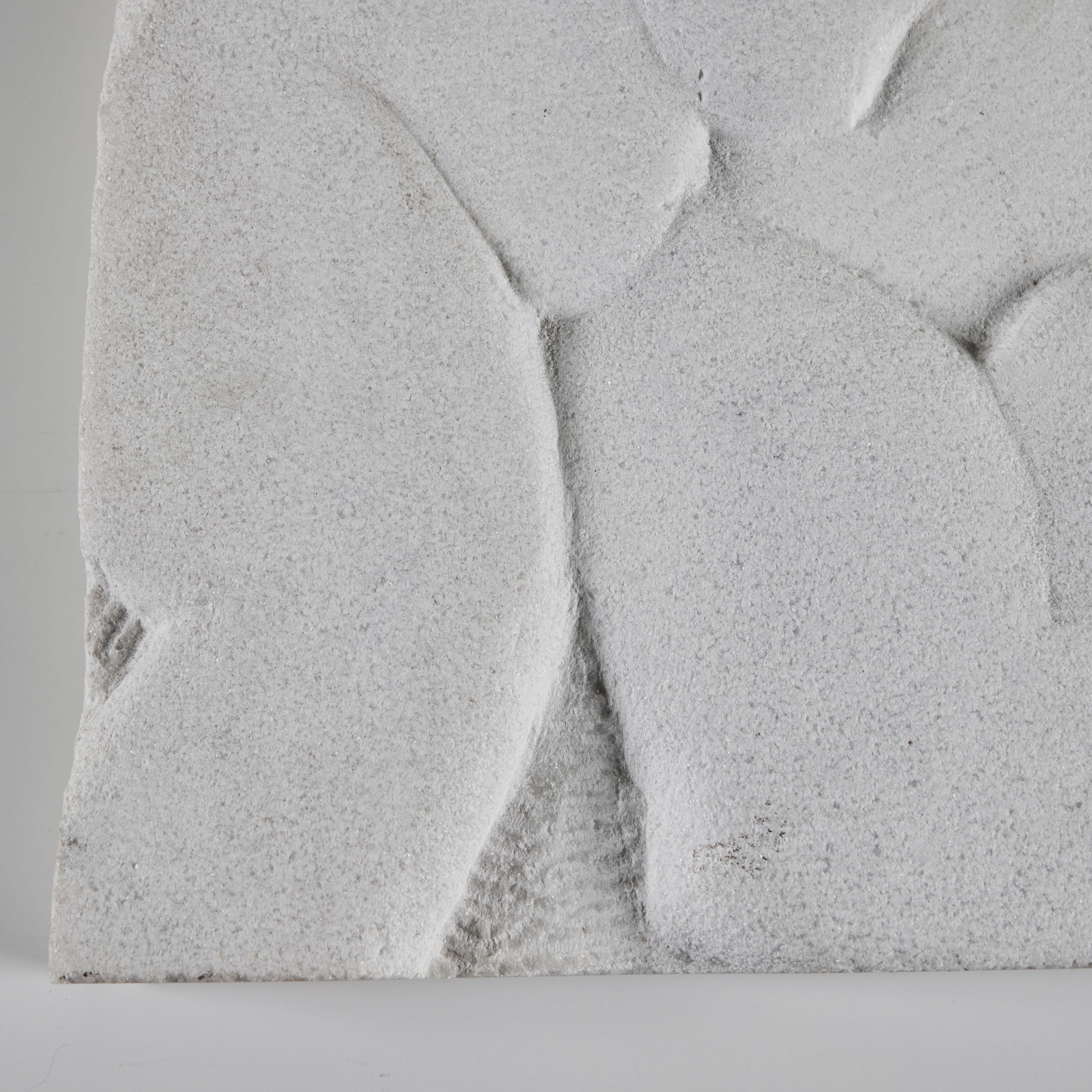 Texturierte weiße Steinplatte 3