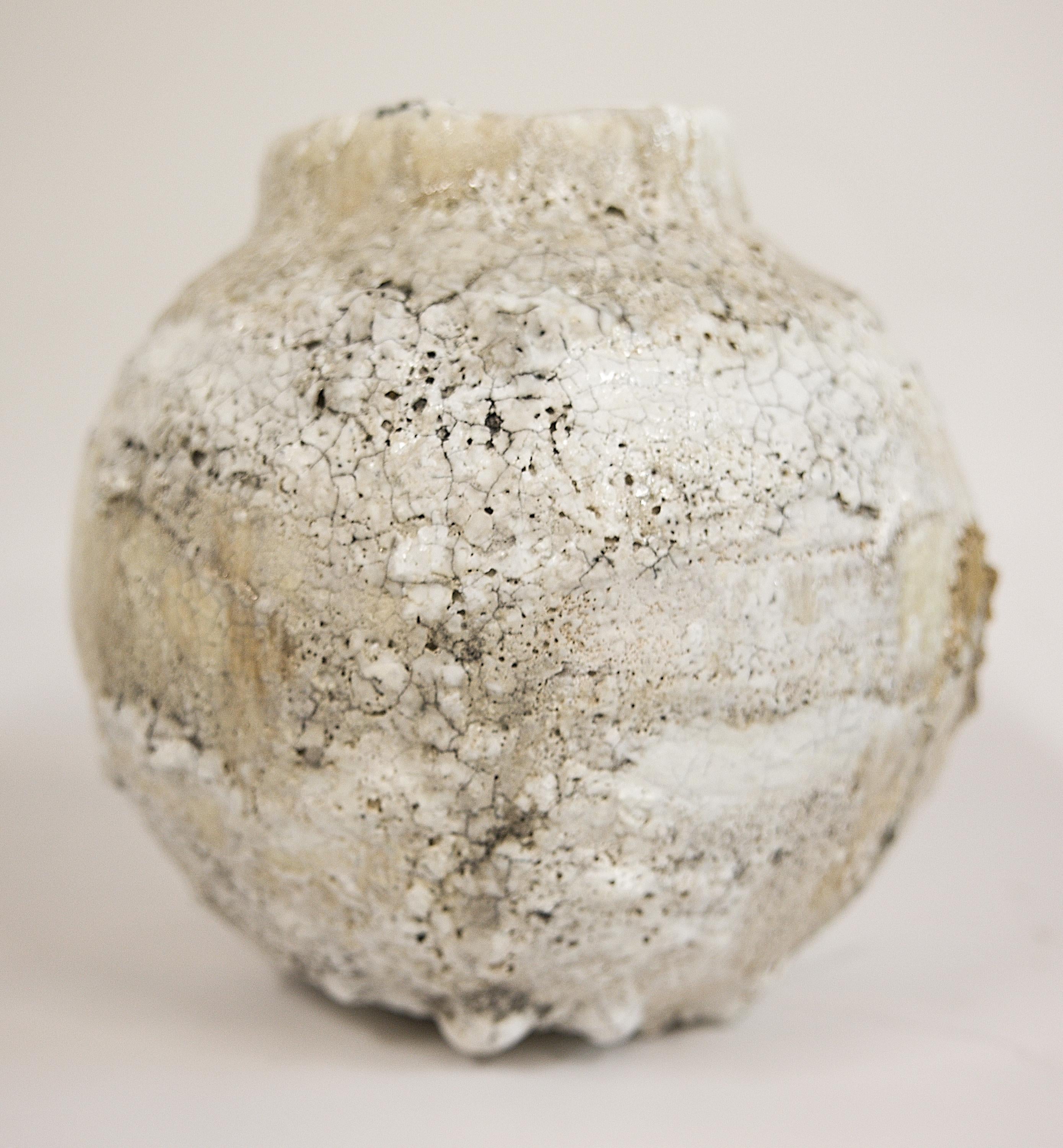 Texture Moon Vase Ii In New Condition For Sale In Van Nuys, CA