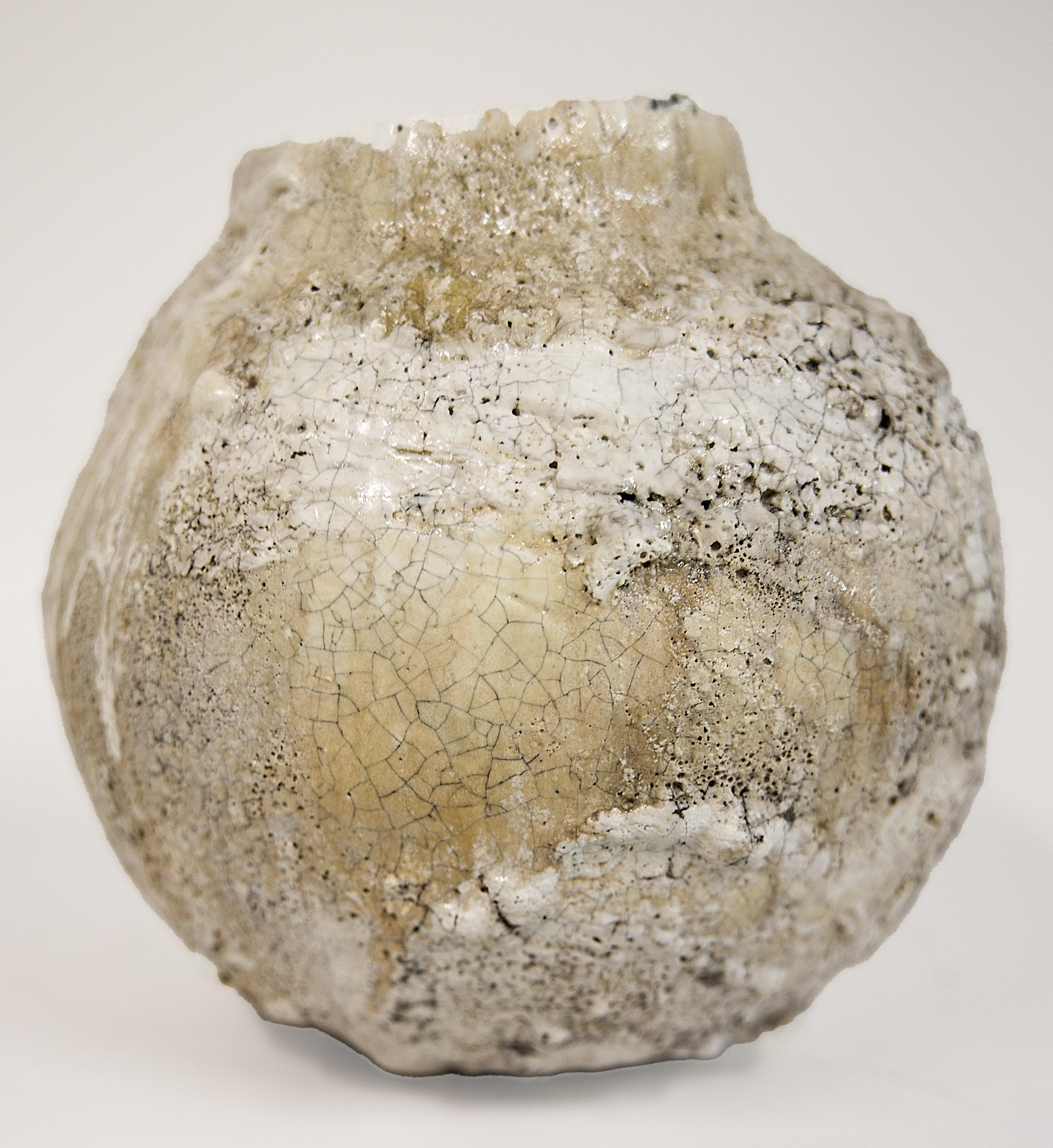 Texture Moon Vase Ii For Sale 1