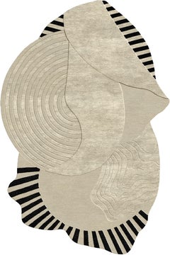 TEXTURE RISE – Custom Handmade Rug in TENCEL / New Zealand Wool by Rugs & Co