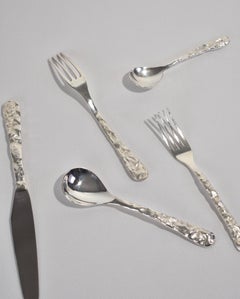 Textured 5-Piece Stainless Steel Flatware Set by Michael Aram