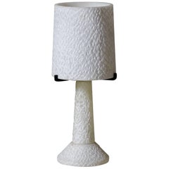 Textured Alabaster Table Lamp, France, circa 1950s