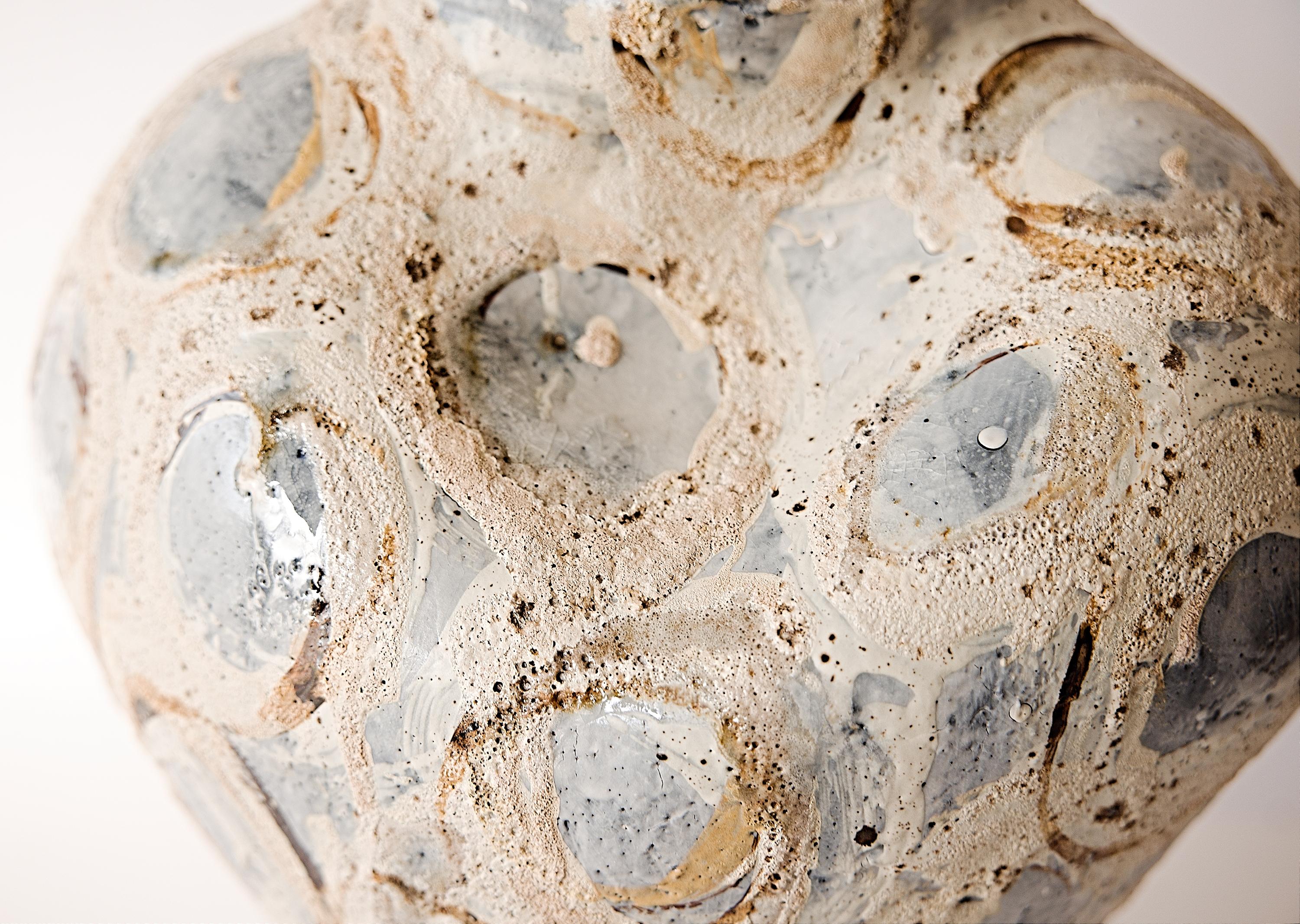 XXI secolo e contemporaneo Vaso d'arte strutturato-4 in vendita