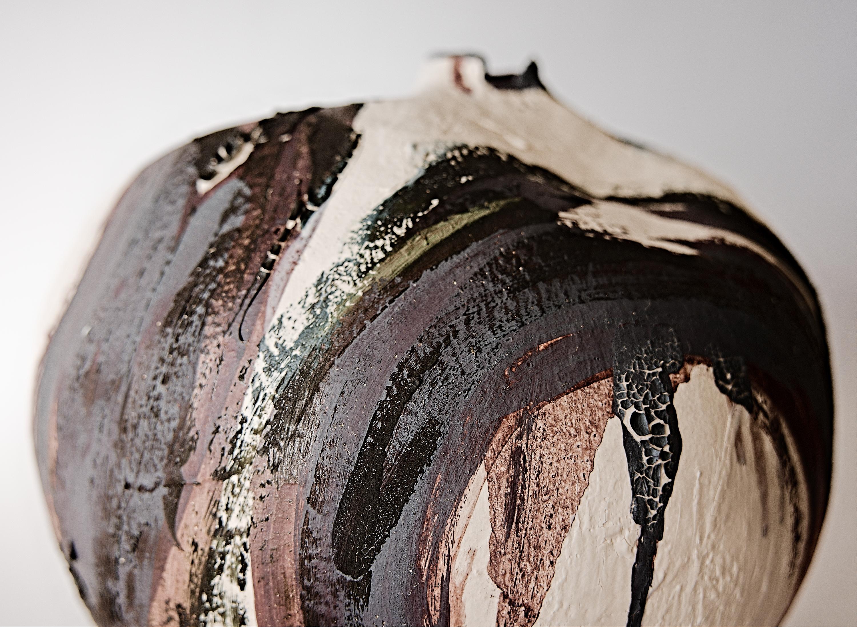 Vaso d'arte testurizzato-5 in vendita 4