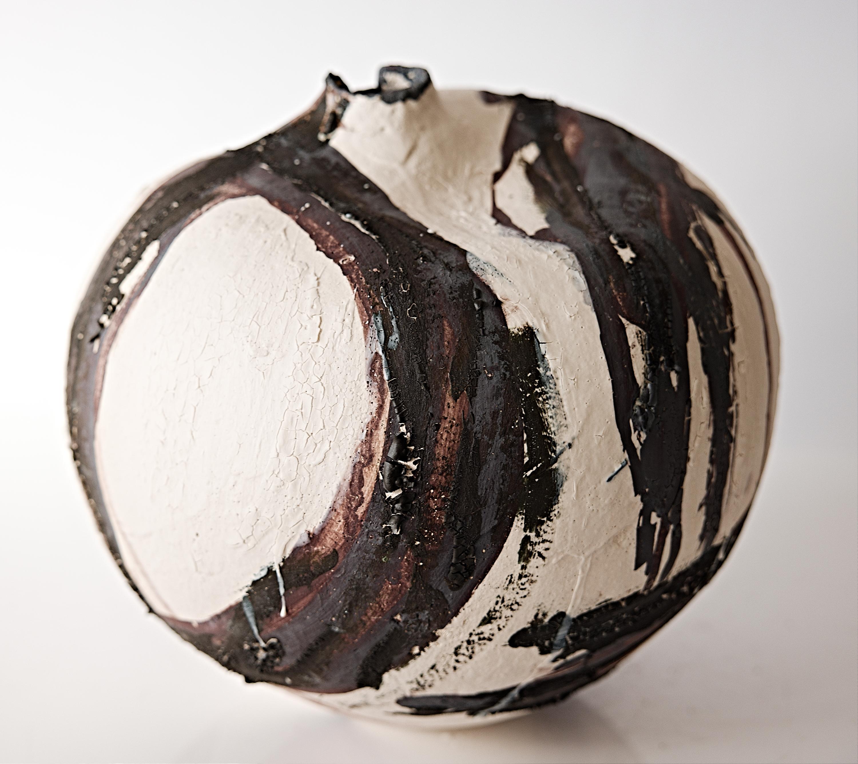 Americano Vaso d'arte testurizzato-5 in vendita