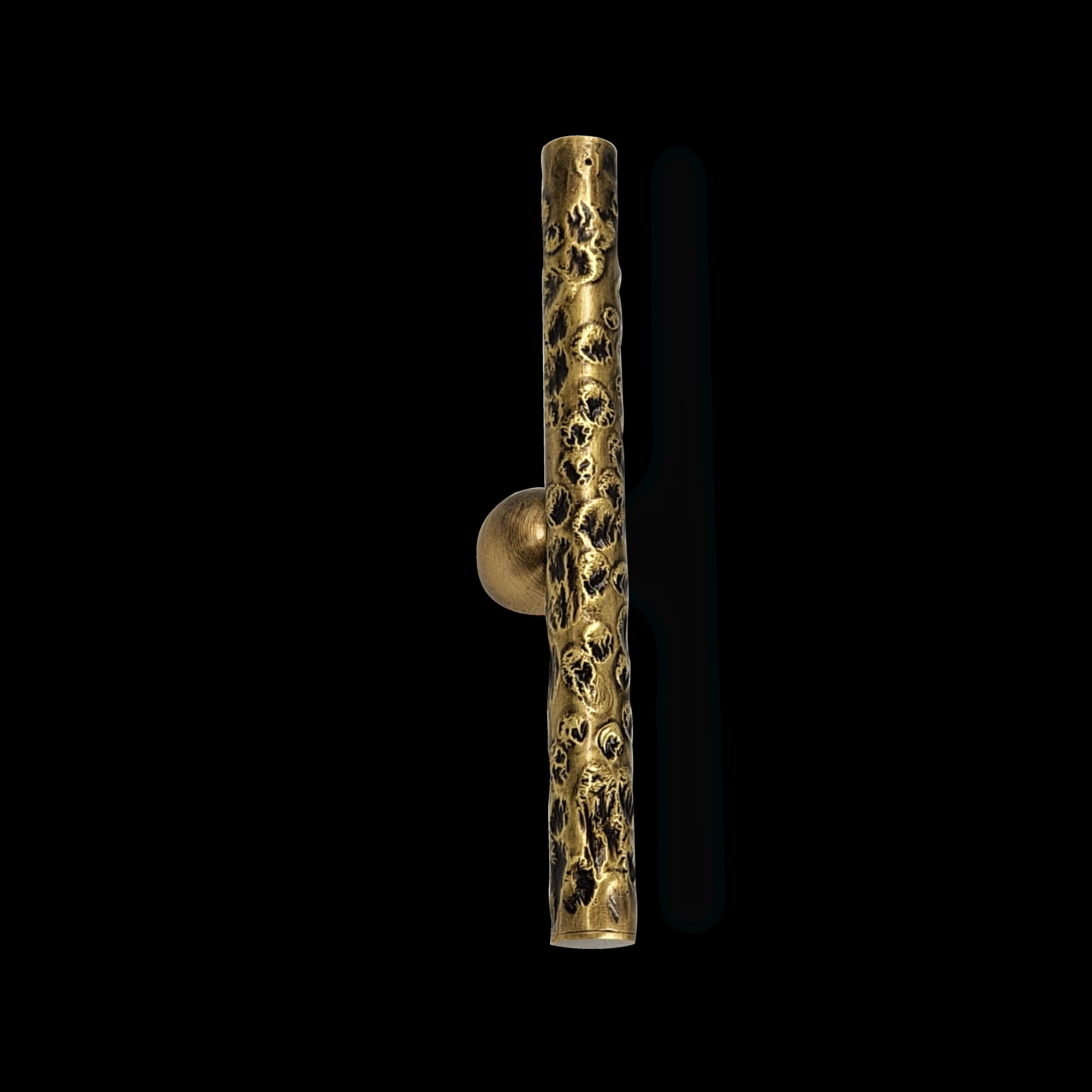 Cassetto in ottone testurizzato Pull  12 cm x Ø 1,2 cm In condizioni Nuovo in vendita a Marrakech, MA