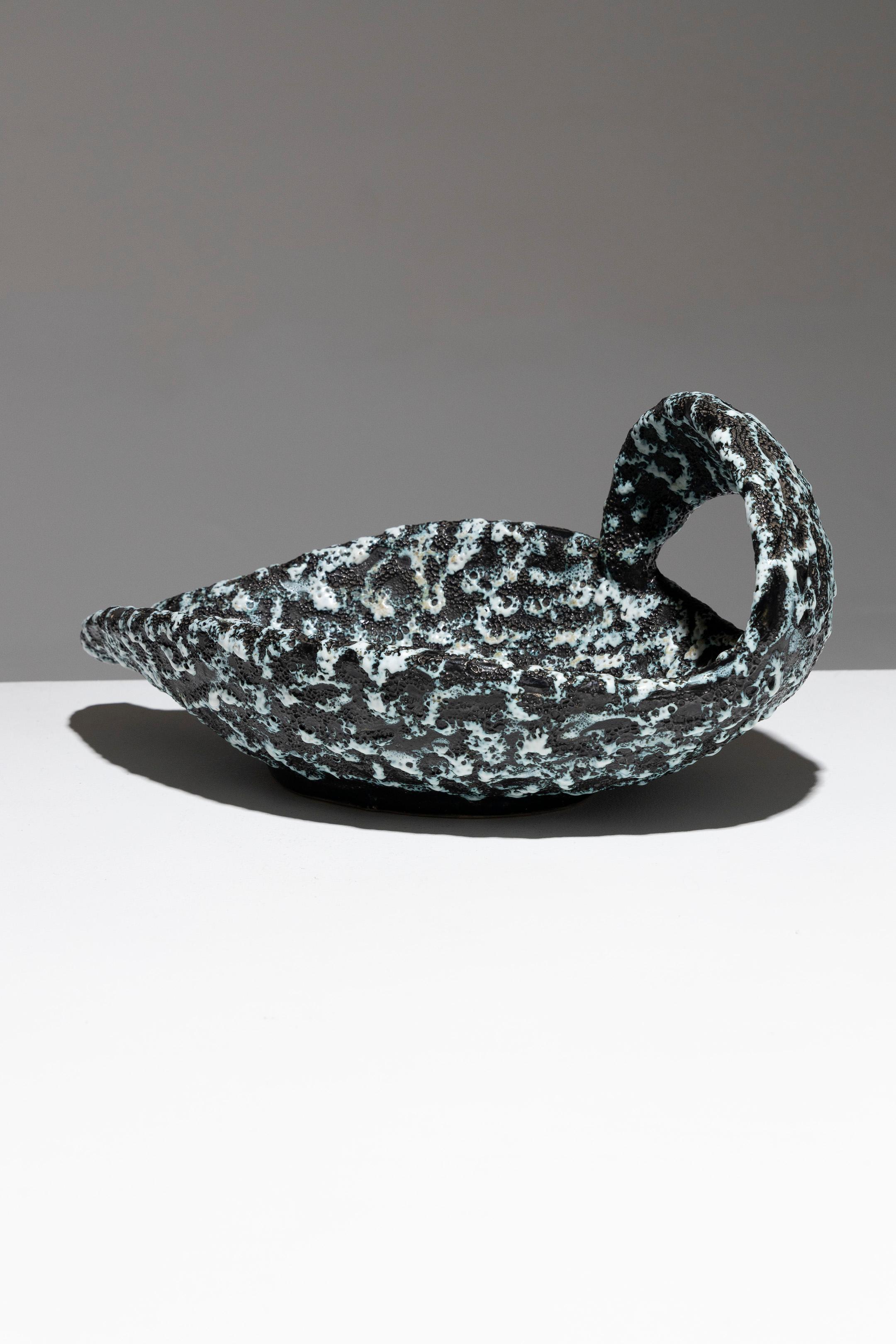 Mid-Century Modern Bol en céramique texturée, Vallauris, années 1950