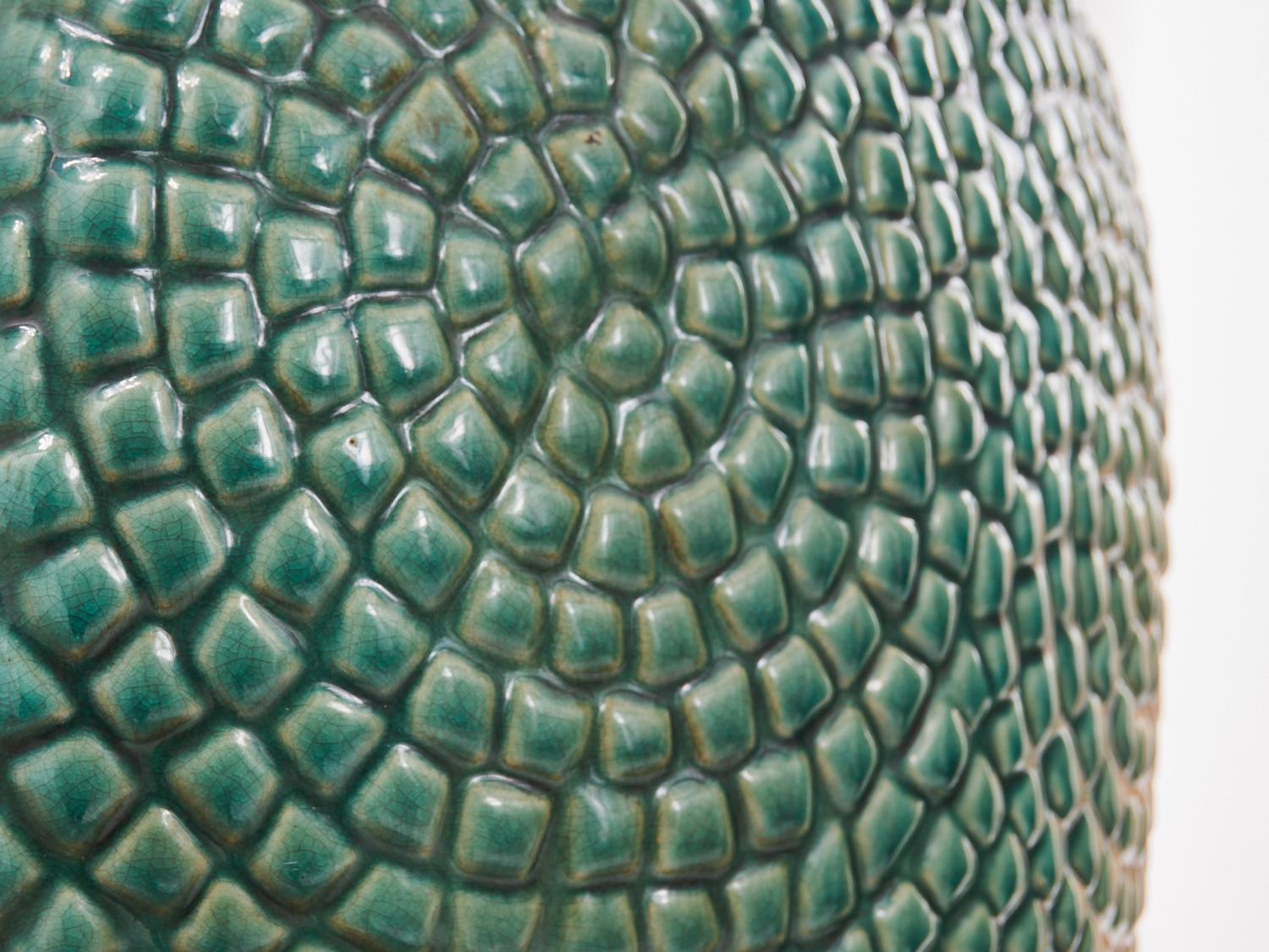 Textured Ceramic Lamp, 1970s 1
