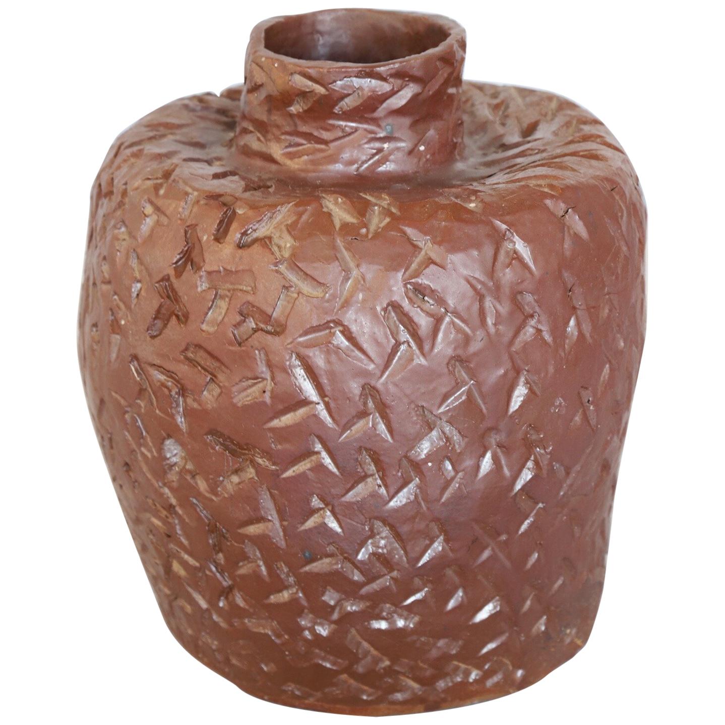 Textured Ceramic Pot