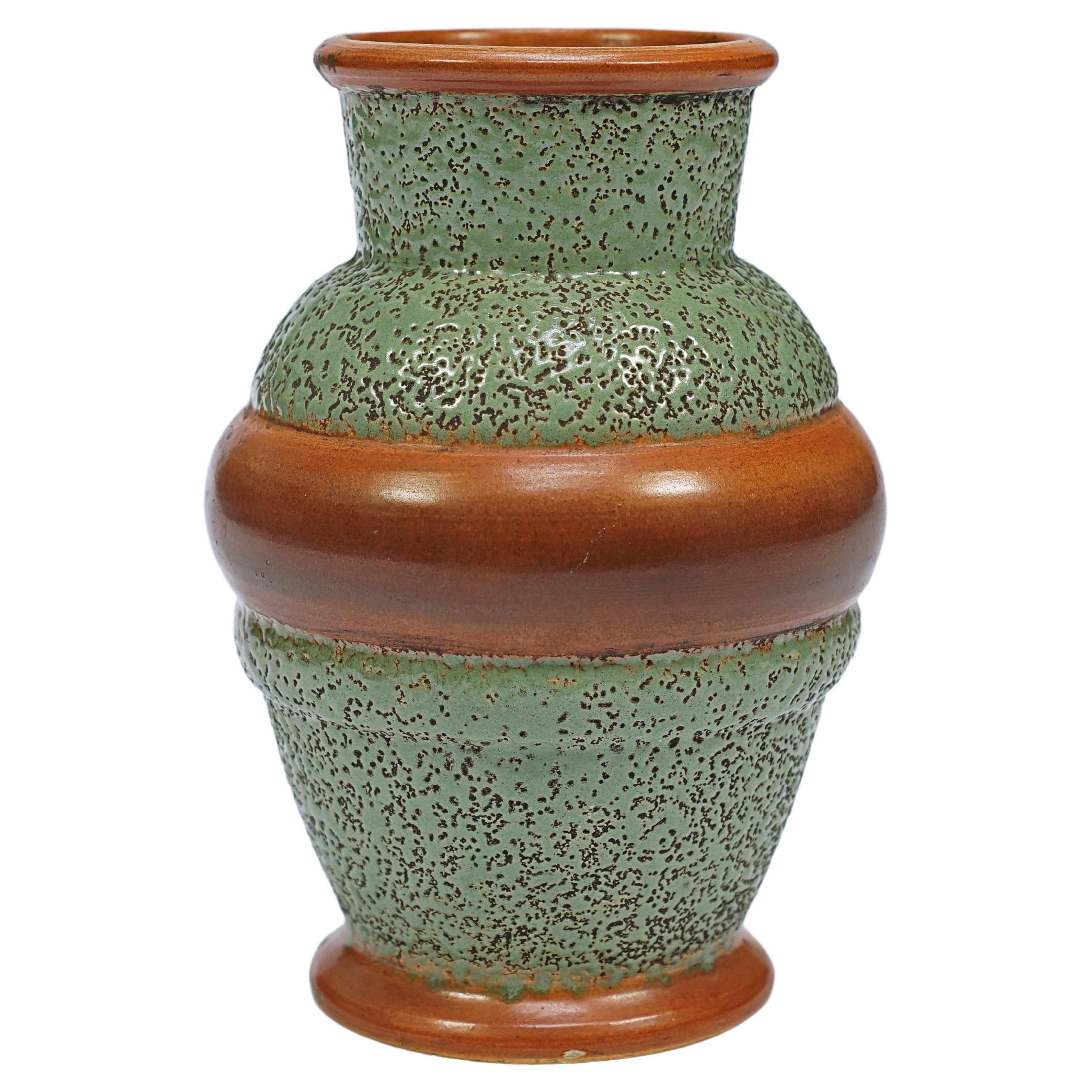 Textured Ceramic Vase by Jean Besnard For Sale