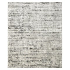 Tappeto in seta Banana Verde Scuro Testurizzato 8'x9'7''