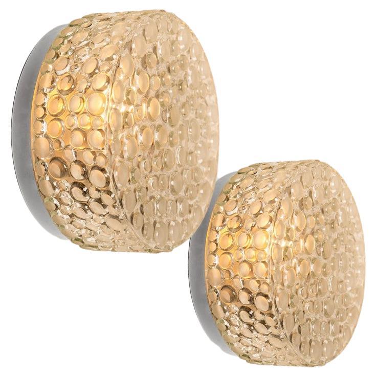 Monture encastrée à pois texturés par Hillebrand, Allemagne, années 1960
