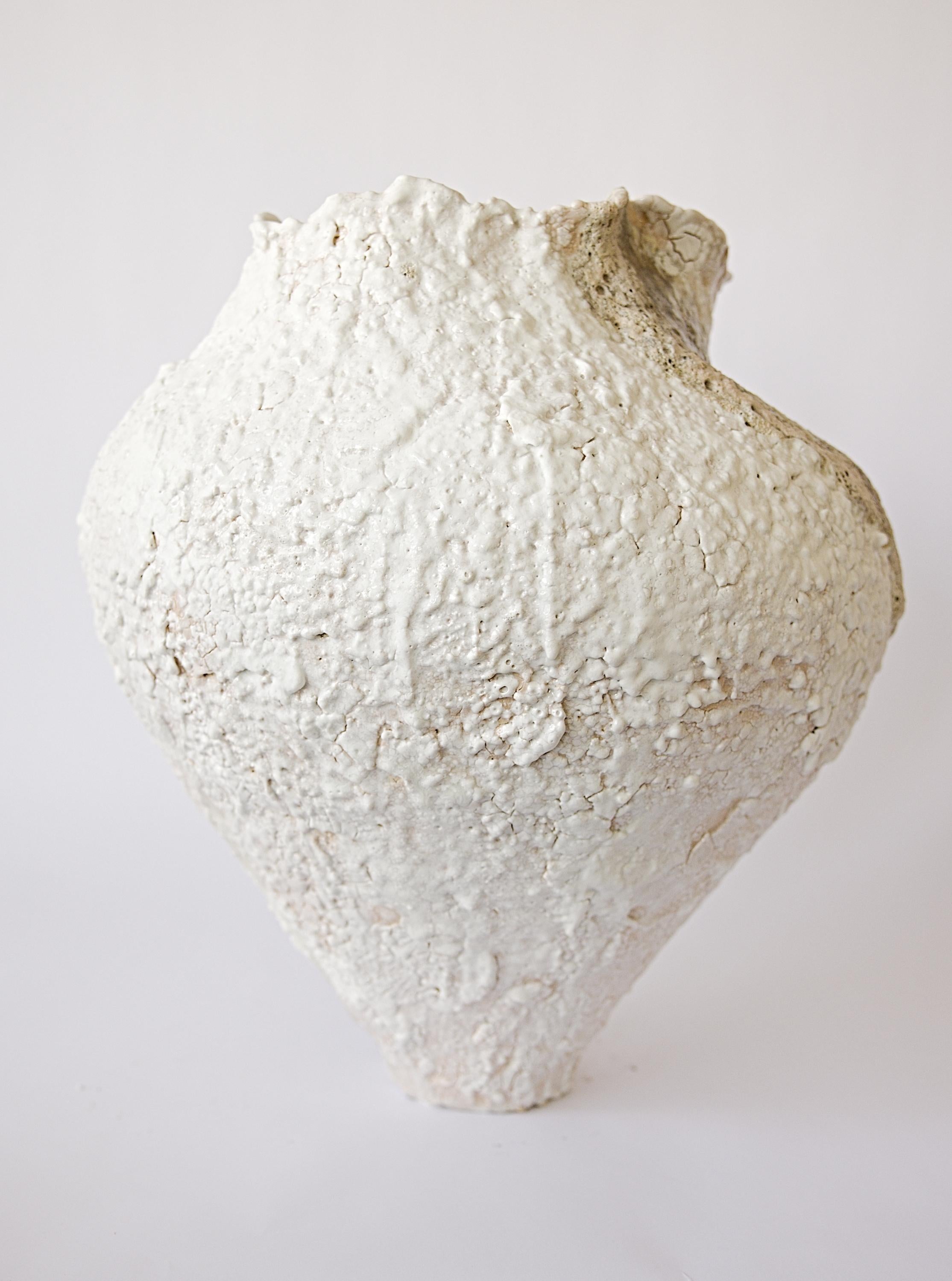 Vaso a forma libera Hand Made della serie Textured Drift in vendita 4