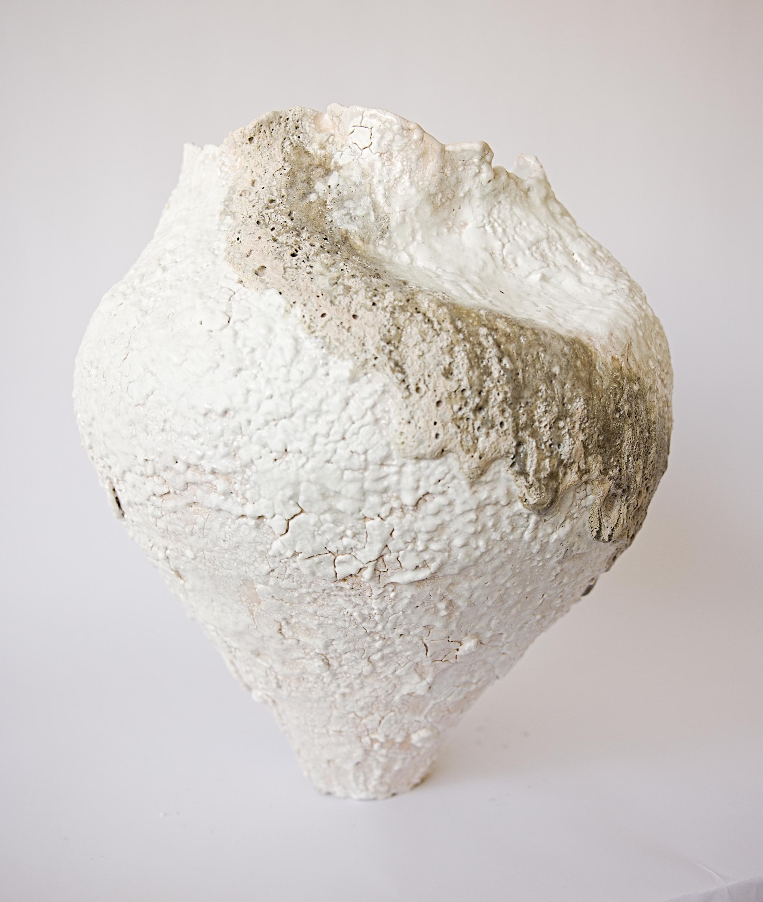 Vaso a forma libera Hand Made della serie Textured Drift in vendita 6