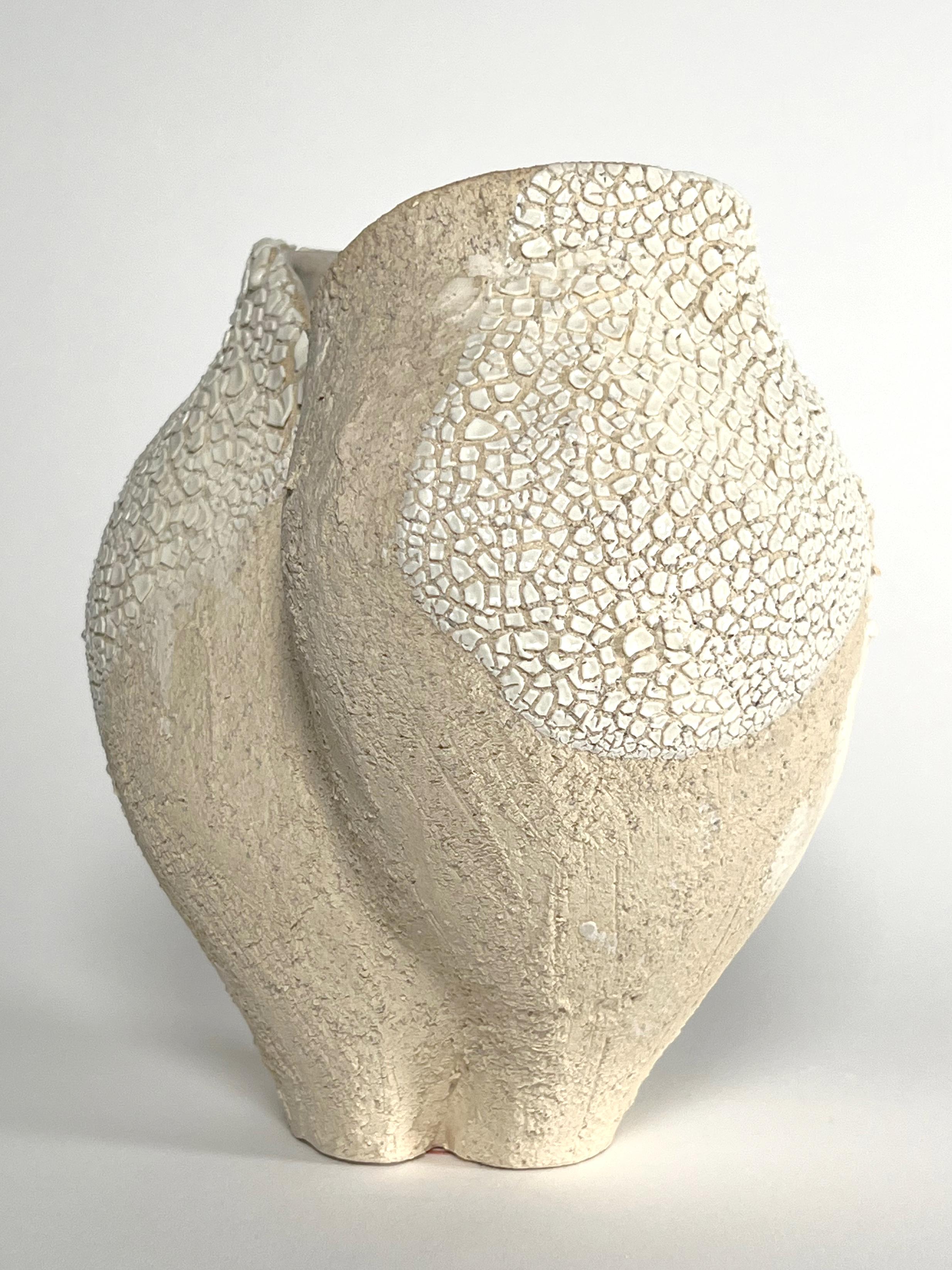This new collection features the technique of layering colored clay onto vessels, a process that feels much like painting on a canvas. It’s been an exciting and deeply personal journey, where letting go of precision has allowed me to fully embrace