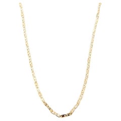 Textured Gucci Link Necklace in 14k Two-Tone Gold