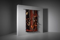 Textured Macrame Wall Tapestry, Spain 1970s