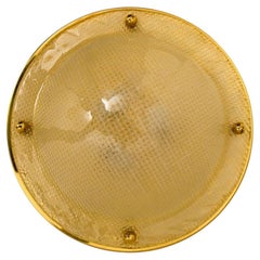 Textured Murano Flush Mount / Wall Light, Germany