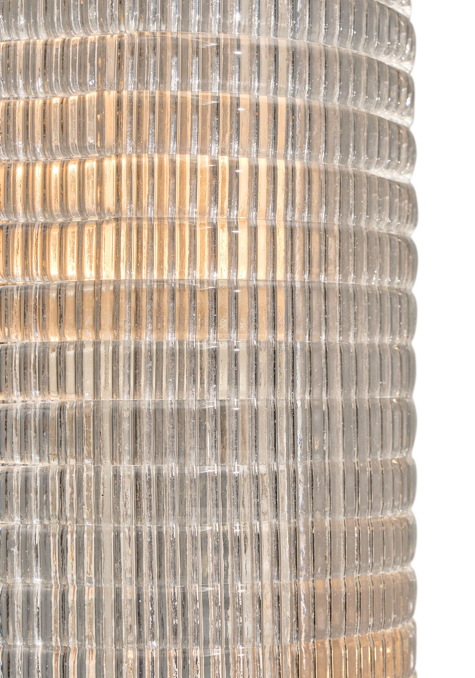 Contemporary Textured Murano Glass Sconces For Sale