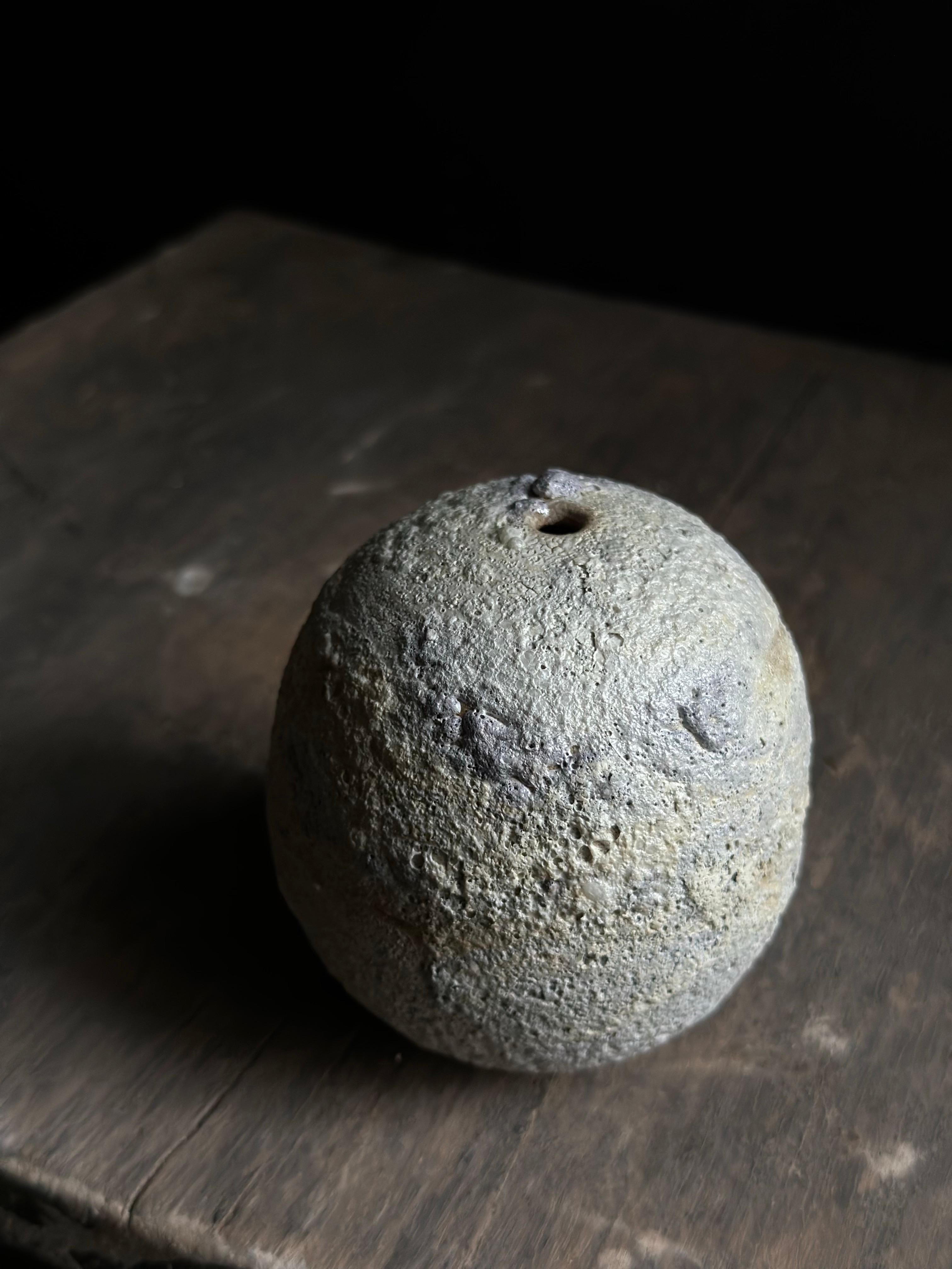 Fatto a mano Vaso di gemme in lava vulcanica organica strutturata