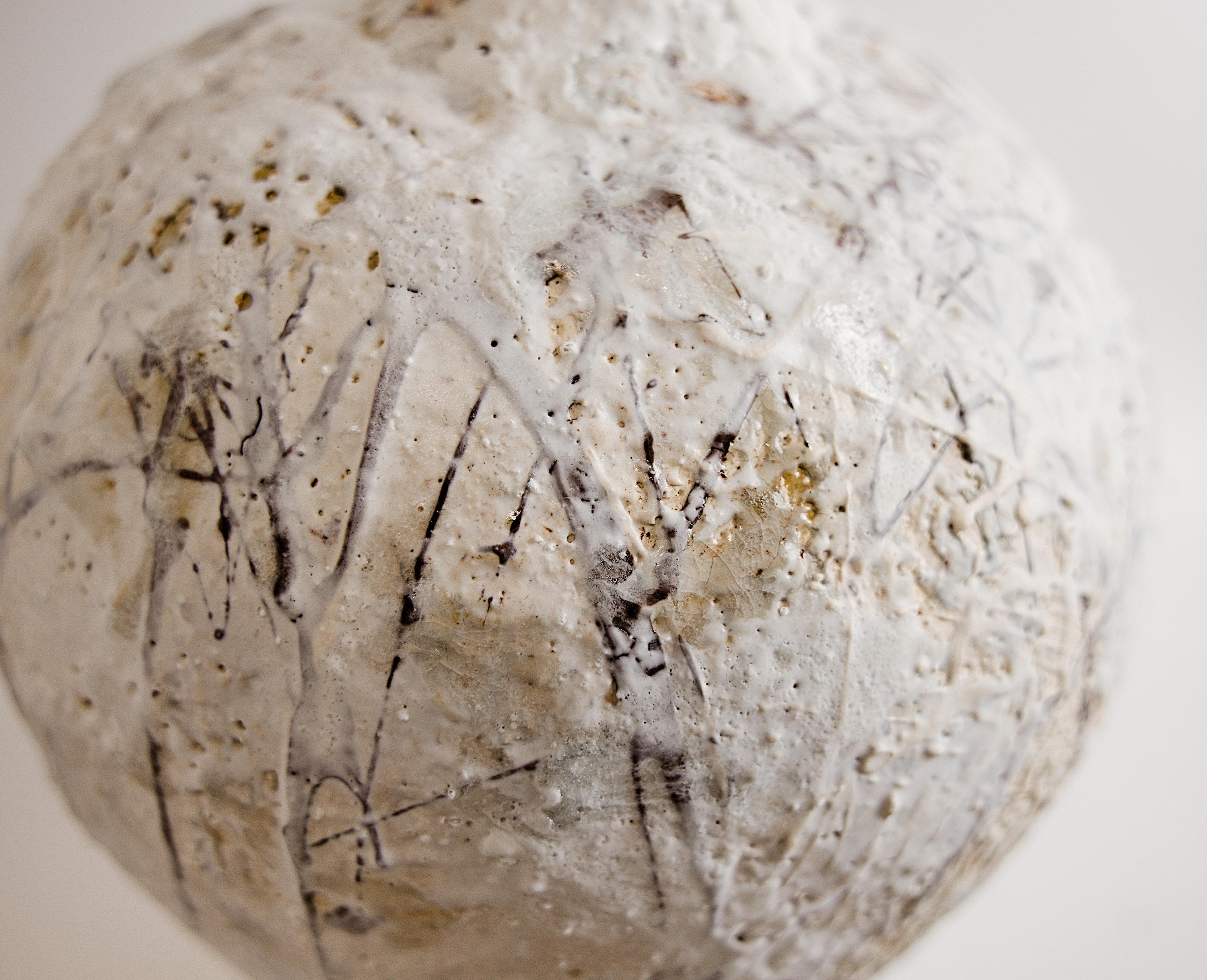 Textured Painted 25 Series-Moon II For Sale 2