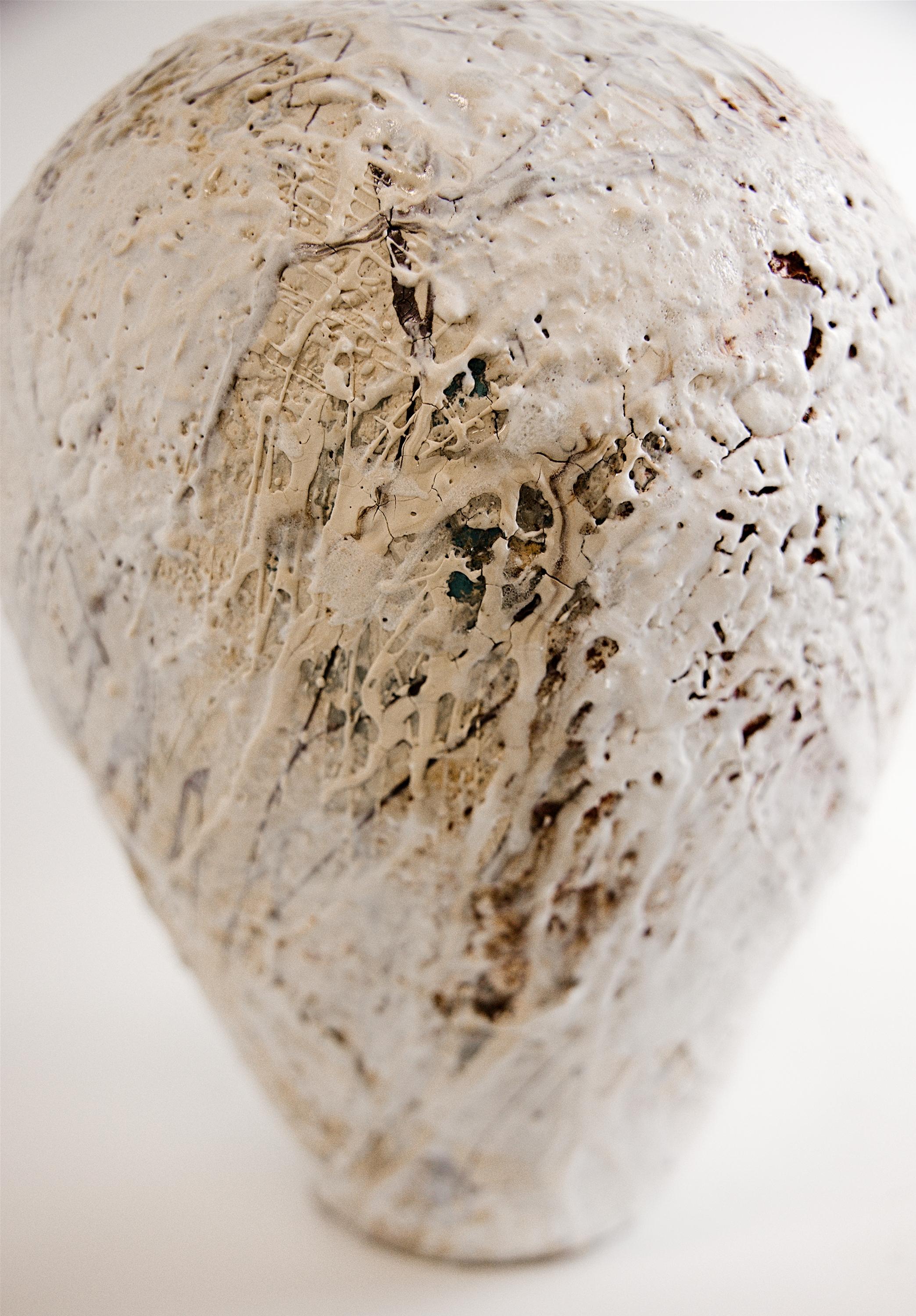 Textured Painted 25 Series-Moon II For Sale 3